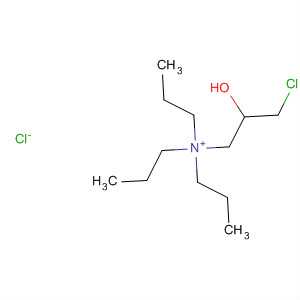 132186-00-6  1-Propanaminium, 3-chloro-2-hydroxy-N,N,N-tripropyl-, chloride