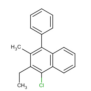 132277-12-4  Naphthalene, 1-chloro-2-ethyl-3-methyl-4-phenyl-