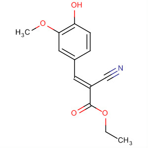 132464-93-8  2-Propenoic acid, 2-cyano-3-(4-hydroxy-3-methoxyphenyl)-, ethyl ester,(E)-