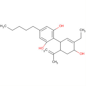 132587-89-4  1,3-Benzenediol,2-[3-ethyl-4-hydroxy-6-(1-methylethenyl)-2-cyclohexen-1-yl]-5-pentyl-