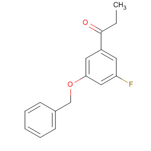 132687-49-1  1-Propanone, 1-[3-fluoro-5-(phenylmethoxy)phenyl]-