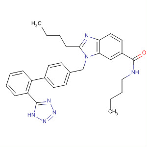 133085-93-5  1H-Benzimidazole-6-carboxamide,N,2-dibutyl-1-[[2'-(1H-tetrazol-5-yl)[1,1'-biphenyl]-4-yl]methyl]-