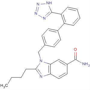 133085-94-6  1H-Benzimidazole-6-carboxamide,2-butyl-1-[[2'-(1H-tetrazol-5-yl)[1,1'-biphenyl]-4-yl]methyl]-