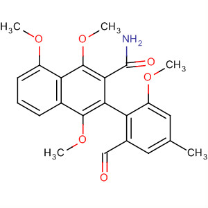 133129-34-7  2-Naphthalenecarboxamide,3-(2-formyl-6-methoxy-4-methylphenyl)-1,4,8-trimethoxy-