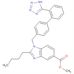 133142-54-8  1H-Benzimidazole-5-carboxylic acid,2-butyl-1-[[2'-(1H-tetrazol-5-yl)[1,1'-biphenyl]-4-yl]methyl]-, methyl ester