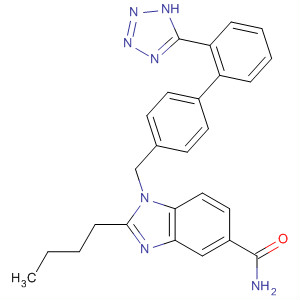 133142-56-0  1H-Benzimidazole-5-carboxamide,2-butyl-1-[[2'-(1H-tetrazol-5-yl)[1,1'-biphenyl]-4-yl]methyl]-