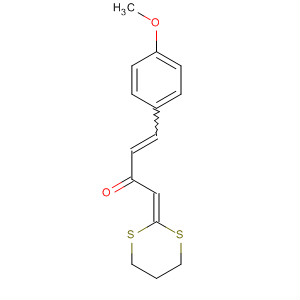 133286-30-3  3-Buten-2-one, 1-(1,3-dithian-2-ylidene)-4-(4-methoxyphenyl)-