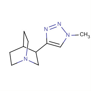 133366-07-1  1-Azabicyclo[2.2.2]octane, 3-(1-methyl-1H-1,2,3-triazol-4-yl)-