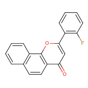 133367-37-0  4H-Naphtho[1,2-b]pyran-4-one, 2-(2-fluorophenyl)-