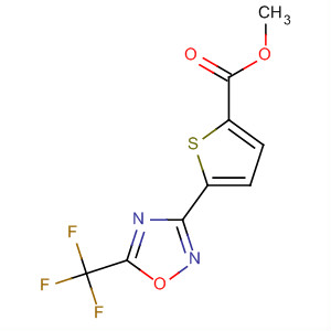 133380-63-9  2-Thiophenecarboxylic acid, 5-[5-(trifluoromethyl)-1,2,4-oxadiazol-3-yl]-,methyl ester