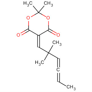 133559-77-0  1,3-Dioxane-4,6-dione,5-(2,2-dimethyl-3,4-hexadienylidene)-2,2-dimethyl-