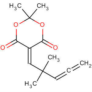 133559-78-1  1,3-Dioxane-4,6-dione,5-(2,2-dimethyl-3,4-pentadienylidene)-2,2-dimethyl-