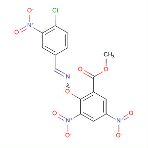 13356-97-3  Benzoic acid,2-[[[(4-chloro-3-nitrophenyl)methylene]amino]oxy]-3,5-dinitro-, methylester