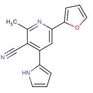 133617-67-1  3-Pyridinecarbonitrile, 6-(2-furanyl)-2-methyl-4-(1H-pyrrol-2-yl)- 133617-67-1  3-Pyridinecarbonitrile, 6-(2-furanyl)-2-methyl-4-(1H-pyrrol-2-yl)-