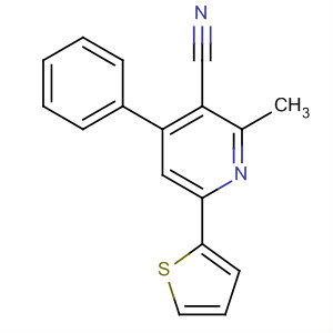 133617-68-2  3-Pyridinecarbonitrile, 2-methyl-4-phenyl-6-(2-thienyl)- 133617-68-2  3-Pyridinecarbonitrile, 2-methyl-4-phenyl-6-(2-thienyl)-