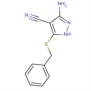 133863-83-9  1H-Pyrazole-4-carbonitrile, 3-amino-5-[(phenylmethyl)thio]-