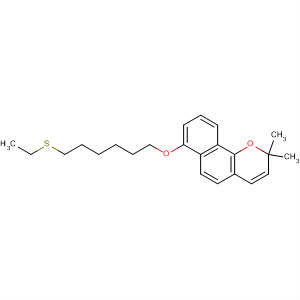 134167-47-8  2H-Naphtho[1,2-b]pyran, 7-[[6-(ethylthio)hexyl]oxy]-2,2-dimethyl-
