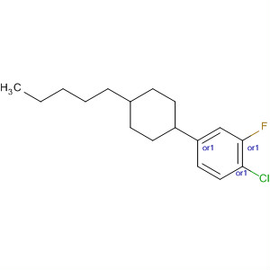134316-71-5  Benzene, 1-chloro-2-fluoro-4-(4-pentylcyclohexyl)-, trans-
