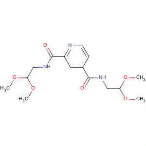 134377-71-2  2,4-Pyridinedicarboxamide, N,N'-bis(2,2-dimethoxyethyl)-