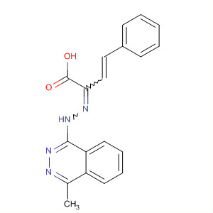 134478-18-5  3-Butenoic acid, 2-[(4-methyl-1-phthalazinyl)hydrazono]-4-phenyl-