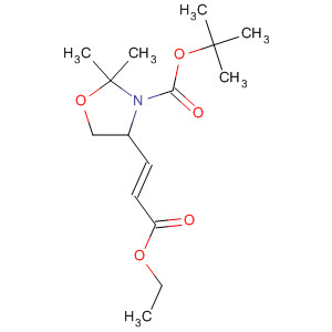134525-18-1  3-Oxazolidinecarboxylic acid,4-[(1E)-3-ethoxy-3-oxo-1-propenyl]-2,2-dimethyl-, 1,1-dimethylethylester, (4S)-