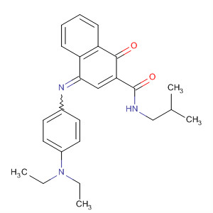 134587-58-9  2-Naphthalenecarboxamide,4-[[4-(diethylamino)phenyl]imino]-1,4-dihydro-N-(2-methylpropyl)-1-oxo-