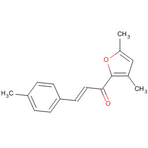 134937-50-1  2-Propen-1-one, 1-(3,5-dimethyl-2-furanyl)-3-(4-methylphenyl)-, (E)-