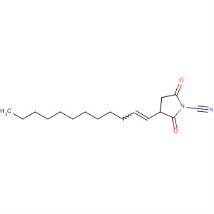 135198-53-7  1-Pyrrolidinecarbonitrile, 3-(dodecenyl)-2,5-dioxo-