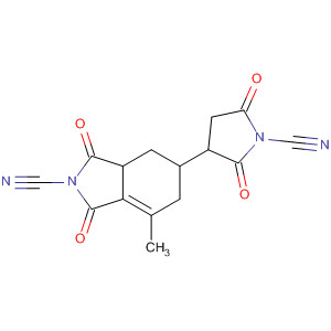 135205-53-7  2H-Isoindole-2-carbonitrile,5-(1-cyano-2,5-dioxo-3-pyrrolidinyl)-1,3,3a,4,5,6-hexahydro-7-methyl-1,3-dioxo-