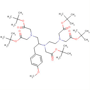 135306-67-1  3-Oxa-6,9,12-triazatetradecan-14-oic acid,6,9,12-tris[2-(1,1-dimethylethoxy)-2-oxoethyl]-8-[(4-methoxyphenyl)methyl]-2,2-dimethyl-4-oxo-, 1,1-dimethylethyl ester