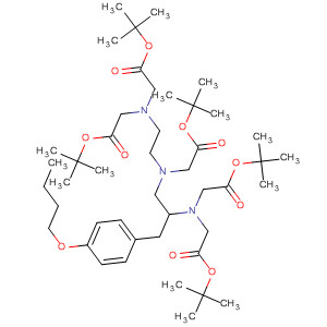135306-76-2  3-Oxa-6,9,12-triazatetradecan-14-oic acid,7-[(4-butoxyphenyl)methyl]-6,9,12-tris[2-(1,1-dimethylethoxy)-2-oxoethyl]-2,2-dimethyl-4-oxo-, 1,1-dimethylethyl ester