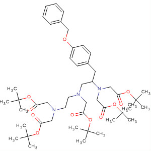 135306-79-5  3-Oxa-6,9,12-triazatetradecan-14-oic acid,6,9,12-tris[2-(1,1-dimethylethoxy)-2-oxoethyl]-2,2-dimethyl-4-oxo-7-[[4-(phenylmethoxy)phenyl]methyl]-, 1,1-dimethylethyl ester