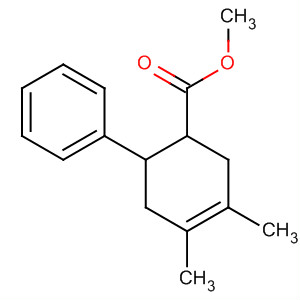 136286-02-7  3-Cyclohexene-1-carboxylic acid, 3,4-dimethyl-6-phenyl-, methyl ester,cis-