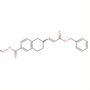 136434-45-2  2-Naphthalenecarboxylic acid,5,6,7,8-tetrahydro-6-[3-oxo-3-(phenylmethoxy)-1-propenyl]-, methylester, (E)-