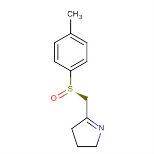 123642-79-5  2H-Pyrrole, 3,4-dihydro-5-[[(4-methylphenyl)sulfinyl]methyl]-, (R)-