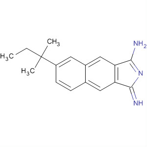 123651-09-2  1H-Benz[f]isoindol-3-amine, 6-(1,1-dimethylpropyl)-1-imino-