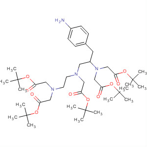 124266-37-1  3-Oxa-6,9,12-triazatetradecan-14-oic acid,7-[(4-aminophenyl)methyl]-6,9,12-tris[2-(1,1-dimethylethoxy)-2-oxoethyl]-2,2-dimethyl-4-oxo-, 1,1-dimethylethyl ester