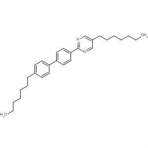 124404-88-2  Pyrimidine, 5-heptyl-2-(4'-heptyl[1,1'-biphenyl]-4-yl)-