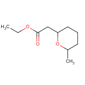 124468-82-2  2H-Pyran-2-acetic acid, tetrahydro-6-methyl-, ethyl ester, cis-