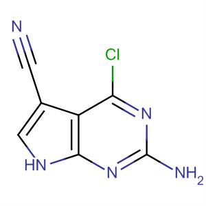 124738-81-4  1H-Pyrrolo[2,3-d]pyrimidine-5-carbonitrile, 2-amino-4-chloro-