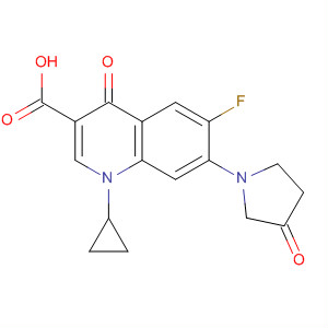 125033-23-0  3-Quinolinecarboxylic acid,1-cyclopropyl-6-fluoro-1,4-dihydro-4-oxo-7-(3-oxo-1-pyrrolidinyl)-