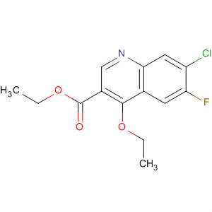 125292-94-6  3-Quinolinecarboxylic acid, 7-chloro-4-ethoxy-6-fluoro-, ethyl ester