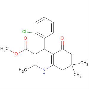 126342-50-5  3-Quinolinecarboxylic acid,4-(2-chlorophenyl)-1,4,5,6,7,8-hexahydro-2,7,7-trimethyl-5-oxo-, methylester