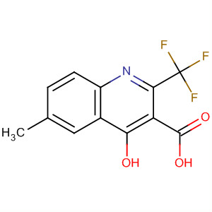 126855-84-3  3-Quinolinecarboxylic acid, 4-hydroxy-6-methyl-2-(trifluoromethyl)-