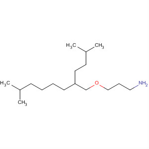 126890-85-5  1-Propanamine, 3-[[7-methyl-2-(3-methylbutyl)octyl]oxy]-