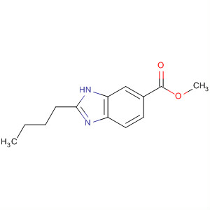 127007-36-7  1H-Benzimidazole-6-carboxylic acid, 2-butyl-, methyl ester
