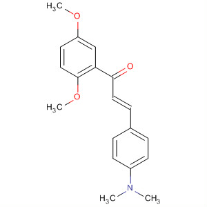 127034-22-4  2-Propen-1-one, 1-(2,5-dimethoxyphenyl)-3-[4-(dimethylamino)phenyl]-,(2E)-