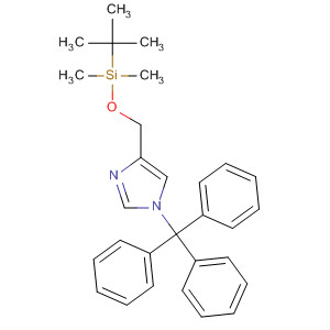127056-57-9  1H-Imidazole,4-[[[(1,1-dimethylethyl)dimethylsilyl]oxy]methyl]-1-(triphenylmethyl)-