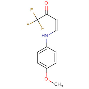127223-91-0  3-Buten-2-one, 1,1,1-trifluoro-4-[(4-methoxyphenyl)amino]-, (3Z)-