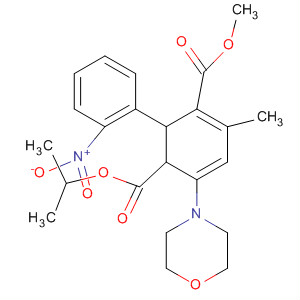 127975-43-3  3,5-Cyclohexadiene-1,3-dicarboxylic acid,4-methyl-6-(4-morpholinyl)-2-(2-nitrophenyl)-, 1-methyl 3-(1-methylethyl)ester